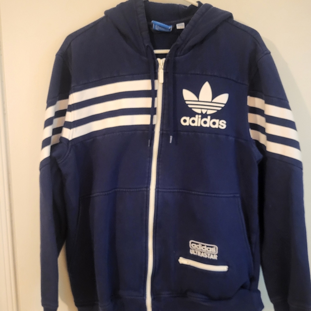 Vintage Adidas Ultra Star Zip Up Hoodie